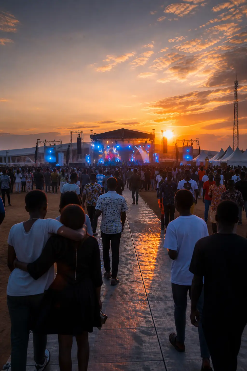 Festival en plein air au Terrain de Midombo, Cotonou
